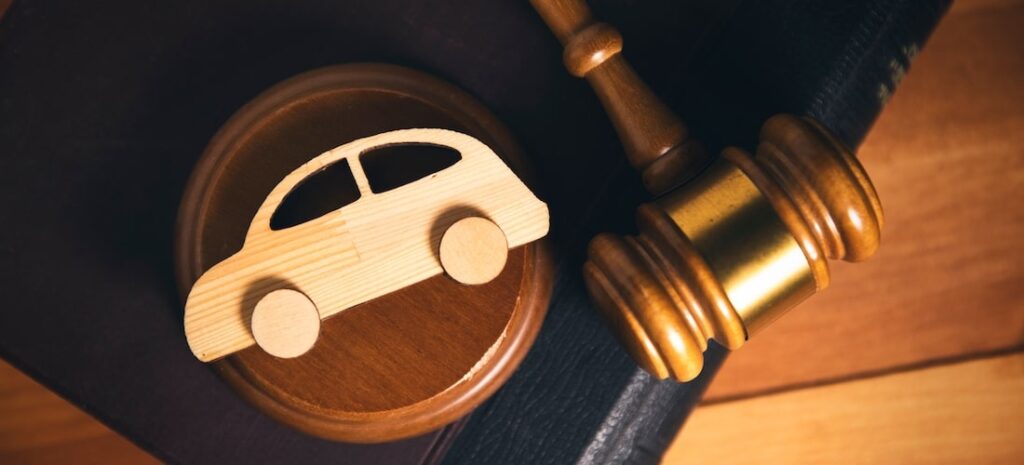 Gavel and Wood Car