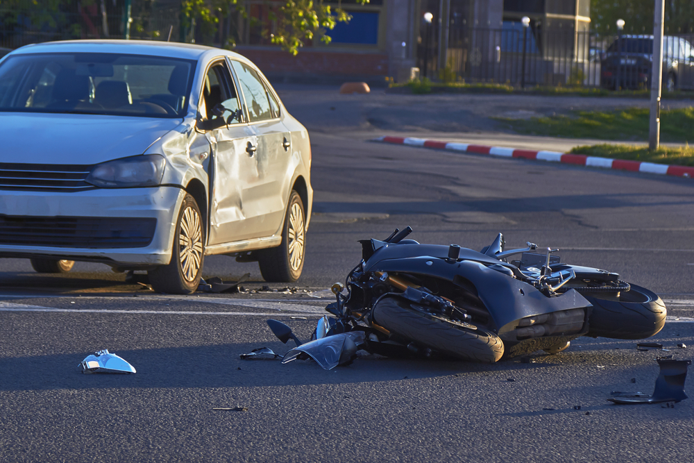 Photo of A Motobike Crashed